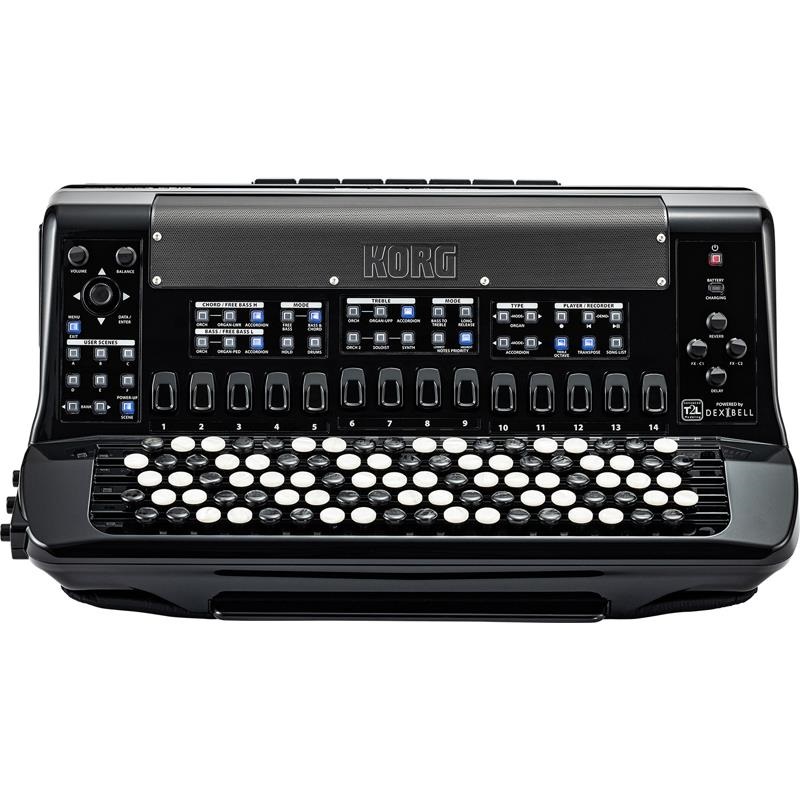 KORG 【初回分完売・次回2025年冬頃予定】FISA SUPREMA BUTTON ボタン式 電子アコーディオン (FSUP-B MBK) AERO DIGITAL INSTRUMENT コルグ フィサ スプレーマ クロマチック 画像1