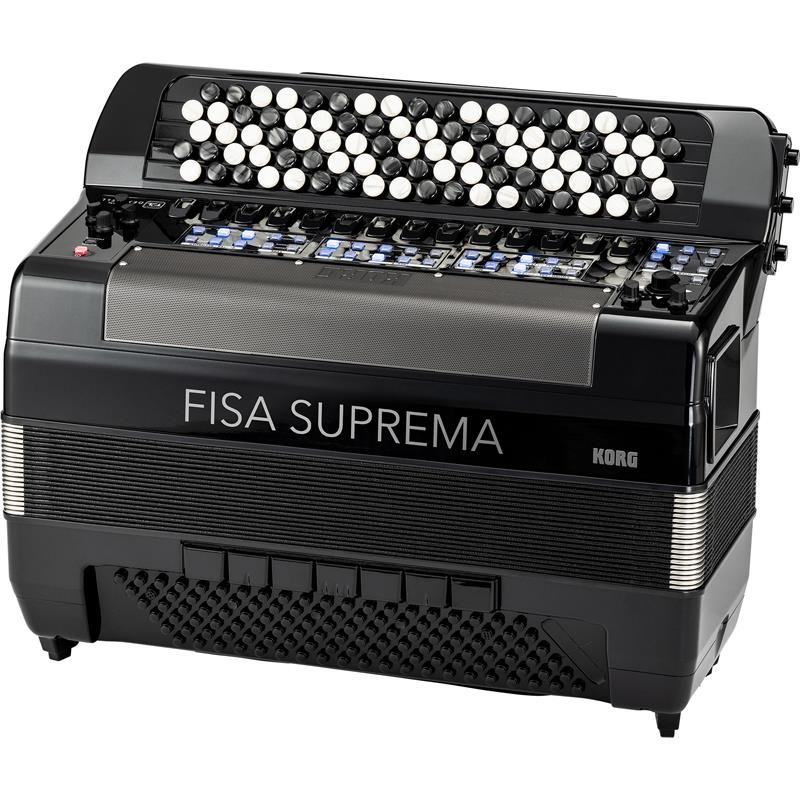 KORG 【初回分完売・次回2025年冬頃予定】FISA SUPREMA BUTTON ボタン式 電子アコーディオン (FSUP-B MBK) AERO DIGITAL INSTRUMENT コルグ フィサ スプレーマ クロマチック 画像2
