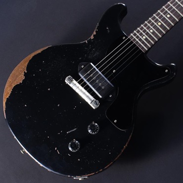 Gibson Murphy Lab 1960 Les Paul Junior Double Cut Ebony Ultra Heavy Aged #05308 画像2
