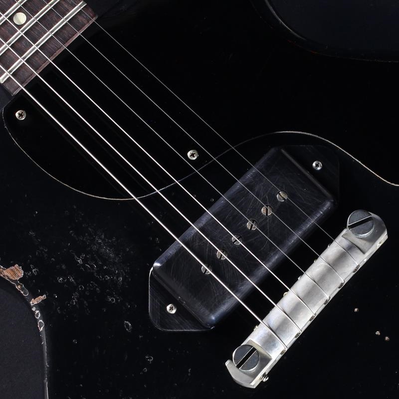 Gibson Murphy Lab 1960 Les Paul Junior Double Cut Ebony Ultra Heavy Aged #05308 画像3