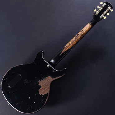 Gibson Murphy Lab 1960 Les Paul Junior Double Cut Ebony Ultra Heavy Aged #05308 画像5