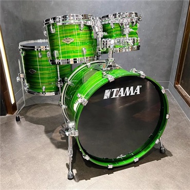 TAMA Starclassic Walnut/Birch 4pc Drum Kit - Lacquer Shamrock Oyster [WBS42S-LSO] 画像4