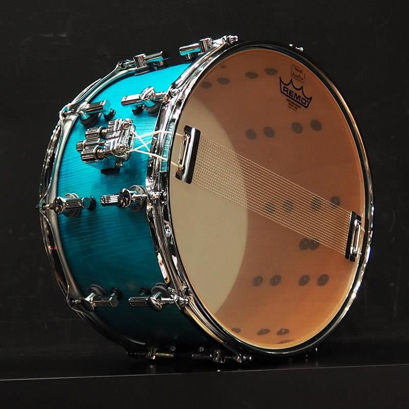 SONOR USED 中古 SQ2 System Snare Drum - Beech Thin 14×8 - Vintage Azule - 画像4
