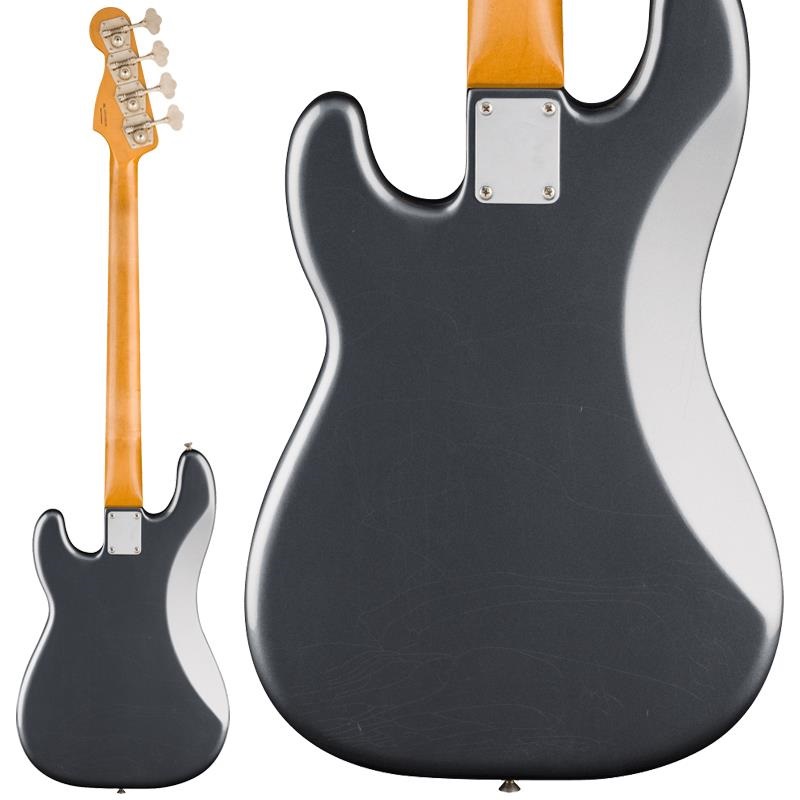 Fender MEX Limited Edition Vintera II Road Worn '60s Precision Bass (Charcoal Frost Metallic / Rosewood) 画像1