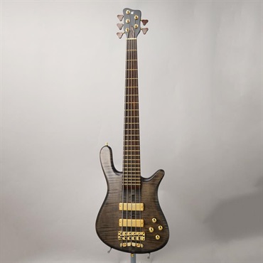 Warwick Custom Shop Streamer Stage I 5st (Nirvana Black Transparent Satin/Gold Hardware) 画像1