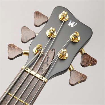 Warwick Custom Shop Streamer Stage I 5st (Nirvana Black Transparent Satin/Gold Hardware) 画像6