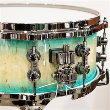 SONOR 【イケベ楽器店創業50周年記念モデル】SQ2 System Snare Drum - Maple Vintage 14x6 - Blue Burst on Scandinavian Birch 画像4