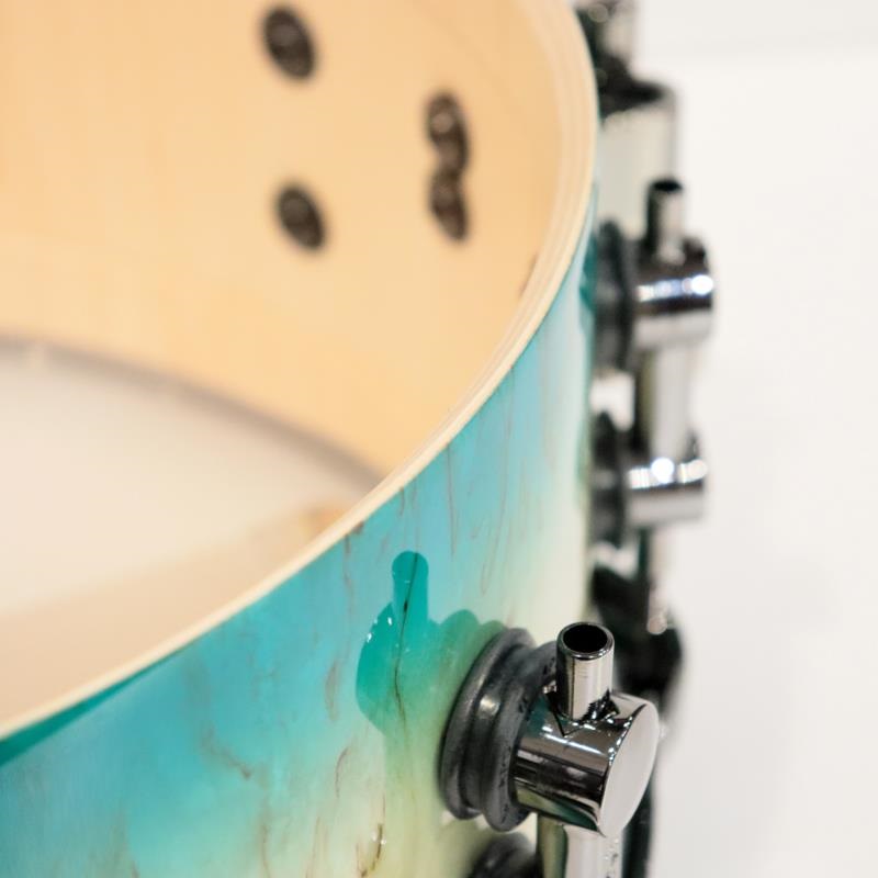 SONOR 【イケベ楽器店創業50周年記念モデル】SQ2 System Snare Drum - Maple Vintage 14x6 - Blue Burst on Scandinavian Birch 画像8