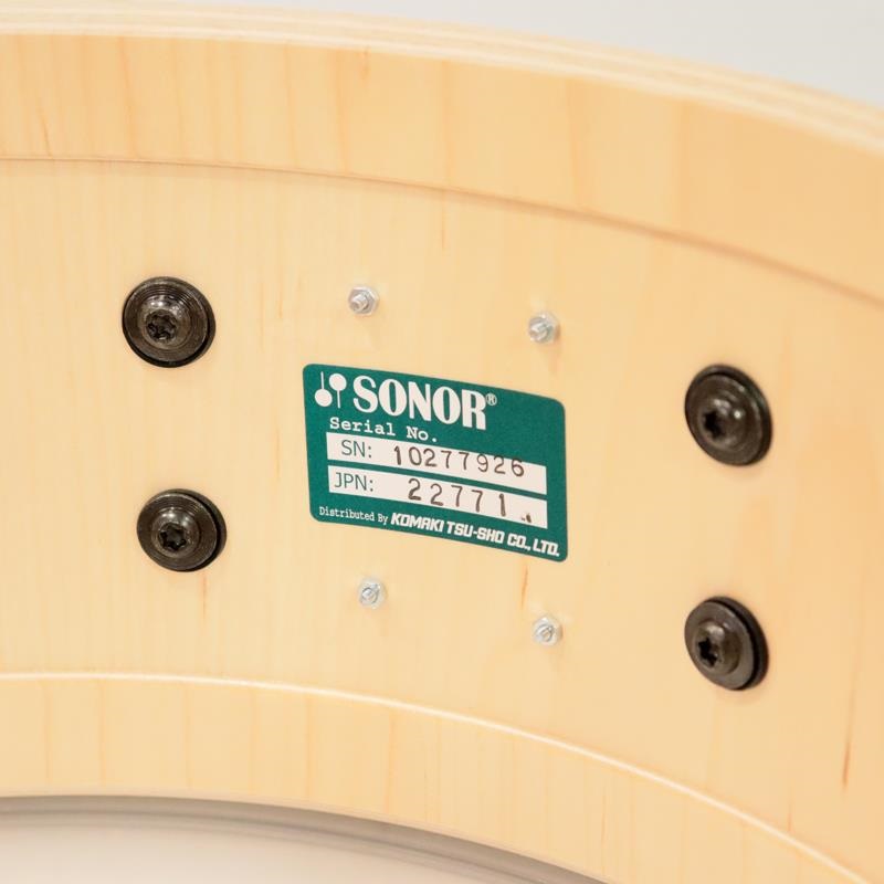 SONOR 【イケベ楽器店創業50周年記念モデル】SQ2 System Snare Drum - Maple Vintage 14x6 - Blue Burst on Scandinavian Birch 画像9