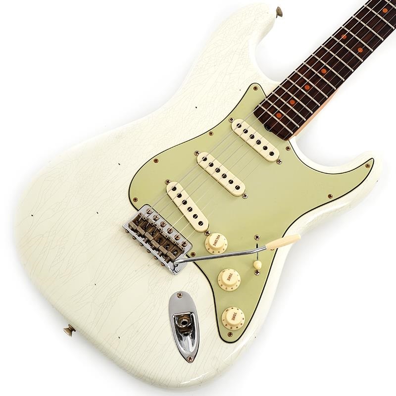 Fender Custom Shop USED 中古 Custom Shop 1960 Stratocaster Journeyman Relic C-Shape Aged Olympic White [SN. CZ528760] 画像6