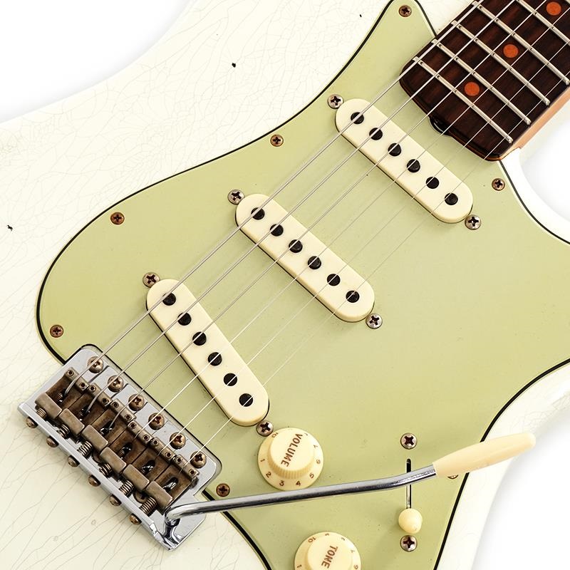 Fender Custom Shop USED 中古 Custom Shop 1960 Stratocaster Journeyman Relic C-Shape Aged Olympic White [SN. CZ528760] 画像7