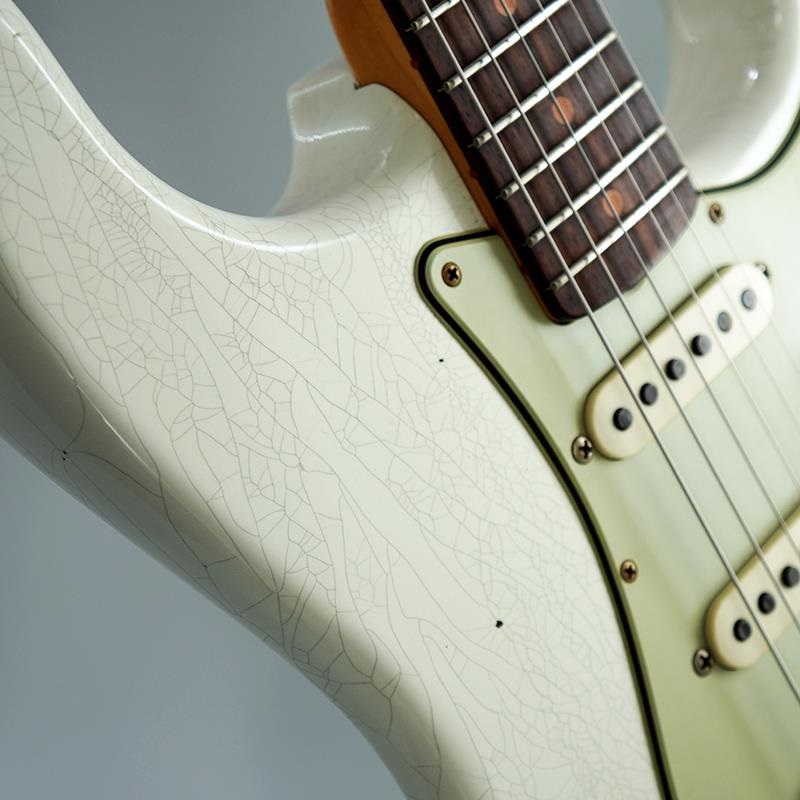 Fender Custom Shop USED 中古 Custom Shop 1960 Stratocaster Journeyman Relic C-Shape Aged Olympic White [SN. CZ528760] 画像8