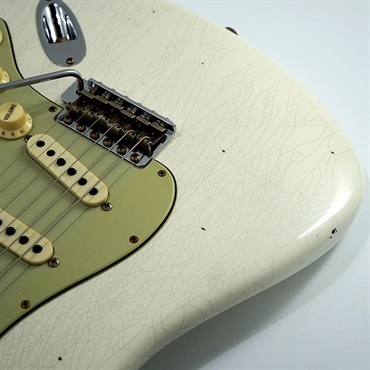 Fender Custom Shop USED 中古 Custom Shop 1960 Stratocaster Journeyman Relic C-Shape Aged Olympic White [SN. CZ528760] 画像9
