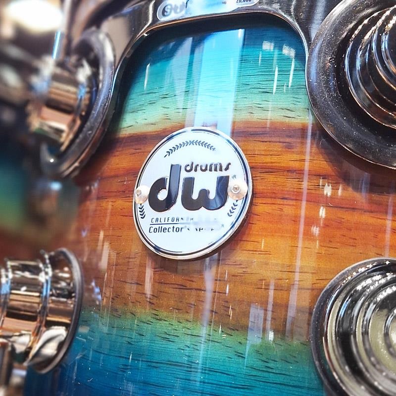 dw 【受注生産品/納期約6か月、ご注文受付中！】Collector's SonicPly 4pc Drum Kit [BD22，FT16，TT12&10 / Natural to Quick Royal Blue Burst over Horizontal Padauk] 画像3