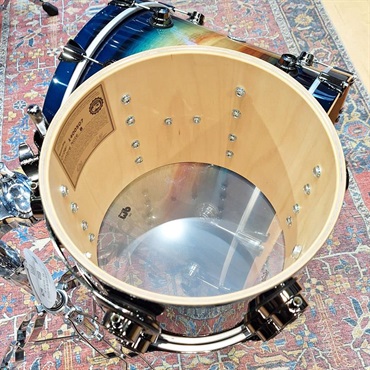 dw 【受注生産品/納期約6か月、ご注文受付中！】Collector's SonicPly 4pc Drum Kit [BD22，FT16，TT12&10 / Natural to Quick Royal Blue Burst over Horizontal Padauk] 画像9