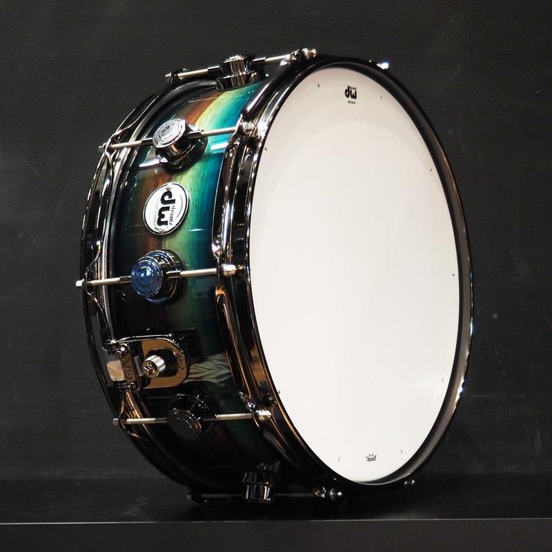 dw 【受注生産品/納期約6か月、ご注文受付中！】Collector's SonicPly Snare Drum 14x5.5 [Natural to Quick Royal Blue Burst over Horizontal Padauk] 画像3