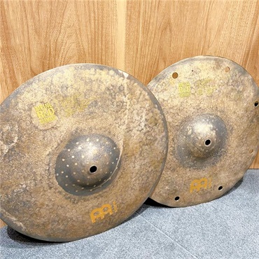 MEINL R&D Prototype Byzance Vintage Pure Hihats with Soundwaves&Sandblasted&8 holes 14 [965g/1400g]【特注品】 画像1