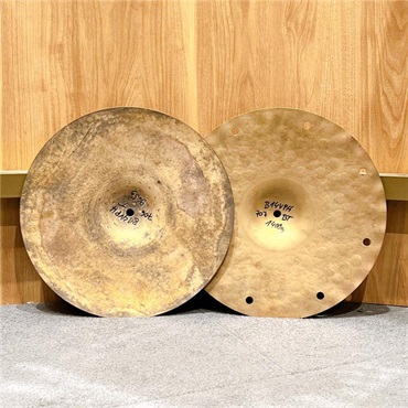 MEINL R&D Prototype Byzance Vintage Pure Hihats with Soundwaves&Sandblasted&8 holes 14 [965g/1400g]【特注品】 画像2