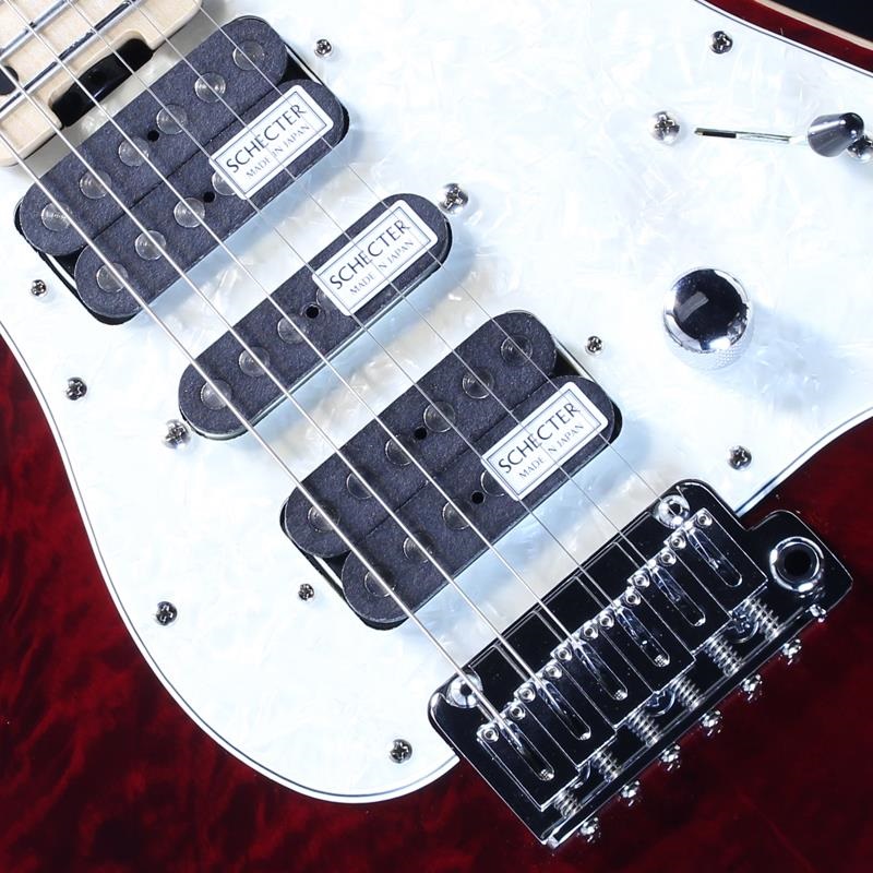 SCHECTER SD-2-24-AL-VTR (See-thru Red/Maple) #S2505064 画像3