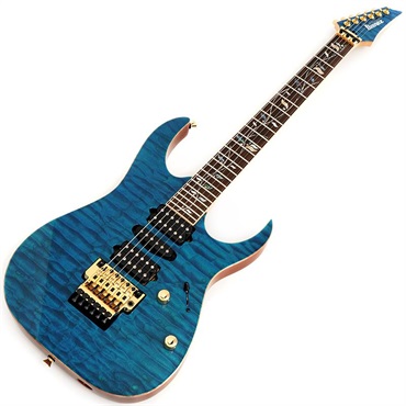 Ibanez Ikebe 50th Anniversary j.custom IKRG85701 (Quilted Maple Top / See Through Blue) SN.F2504570 画像1