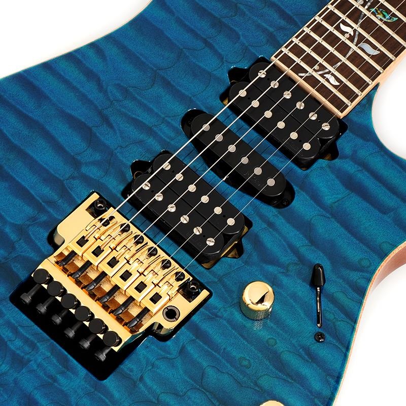 Ibanez Ikebe 50th Anniversary j.custom IKRG85701 (Quilted Maple Top / See Through Blue) SN.F2504570 画像3