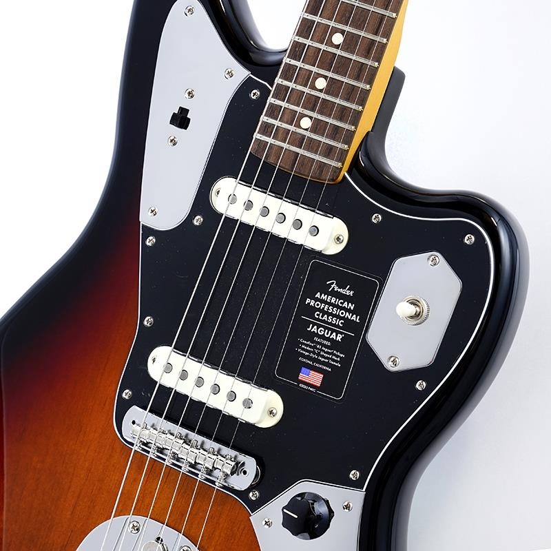 Fender USA American Professional Classic Jaguar (3-Color Sunburst/Rosewood) 画像3