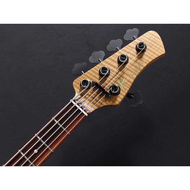 Kikuchi Guitars Custom 5st J Bass African Mahogany Body / Cocobolo Fingerboard (Pelham Blue) 画像7
