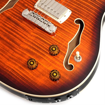 P.R.S. SE Hollowbody II Piezo (Orange Tiger Smokeburst) 画像4
