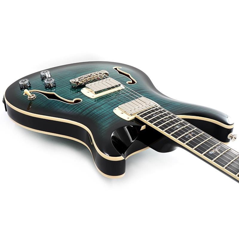 P.R.S. SE Hollowbody II Piezo (Peacock Blue Burst) 画像8