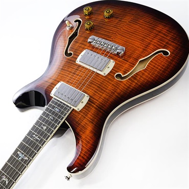 P.R.S. SE Hollowbody II Piezo (Orange Tiger Smokeburst) SN.CTCI04226 画像5
