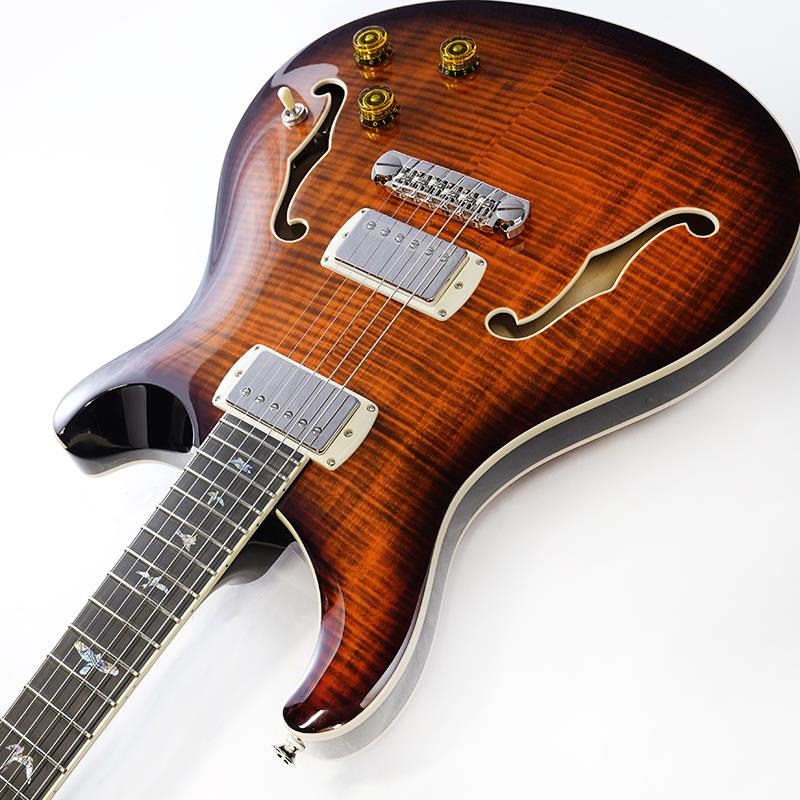 P.R.S. SE Hollowbody II Piezo (Orange Tiger Smokeburst) SN.CTCI04226 画像5