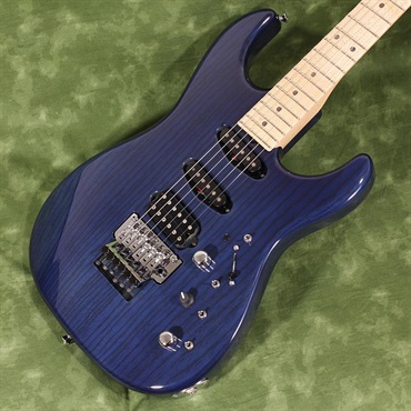 JAMES TYLER USED 中古 Studio Elite Ash Body Transparent Royal Blue w/Floyd Rose SN. 20010 画像2