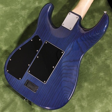 JAMES TYLER USED 中古 Studio Elite Ash Body Transparent Royal Blue w/Floyd Rose SN. 20010 画像3