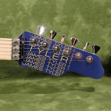 JAMES TYLER USED 中古 Studio Elite Ash Body Transparent Royal Blue w/Floyd Rose SN. 20010 画像10