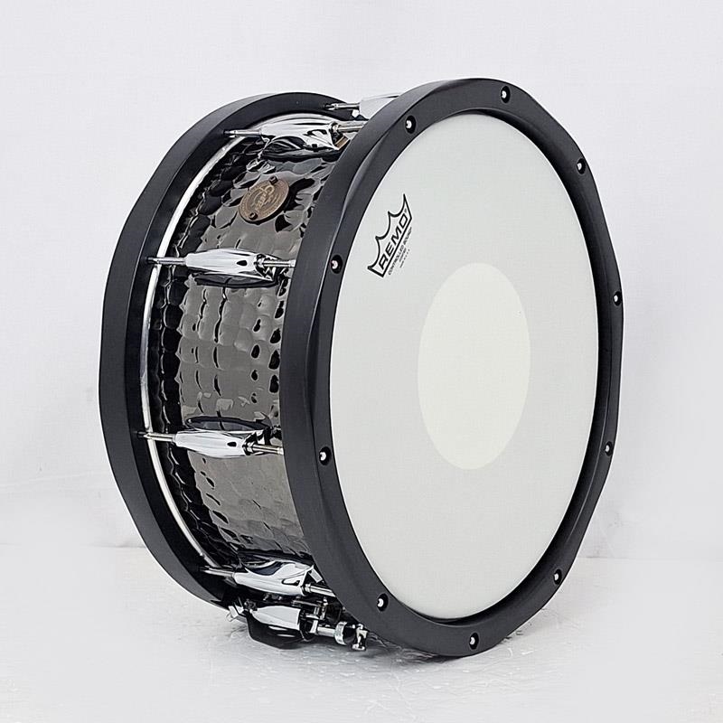 GRETSCH S1-6514WH-BSH [Full Range Snare Drum / Hammerd Black Steel w/ Black Wood Hoop 14×6.5]【店頭展示特価品】 画像3