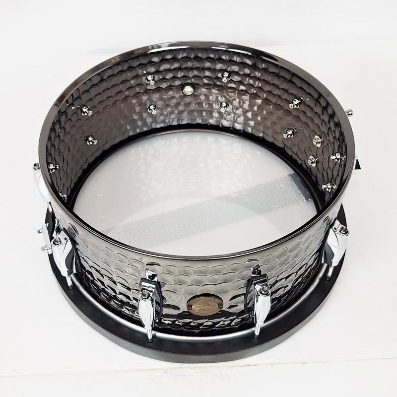 GRETSCH S1-6514WH-BSH [Full Range Snare Drum / Hammerd Black Steel w/ Black Wood Hoop 14×6.5]【店頭展示特価品】 画像8
