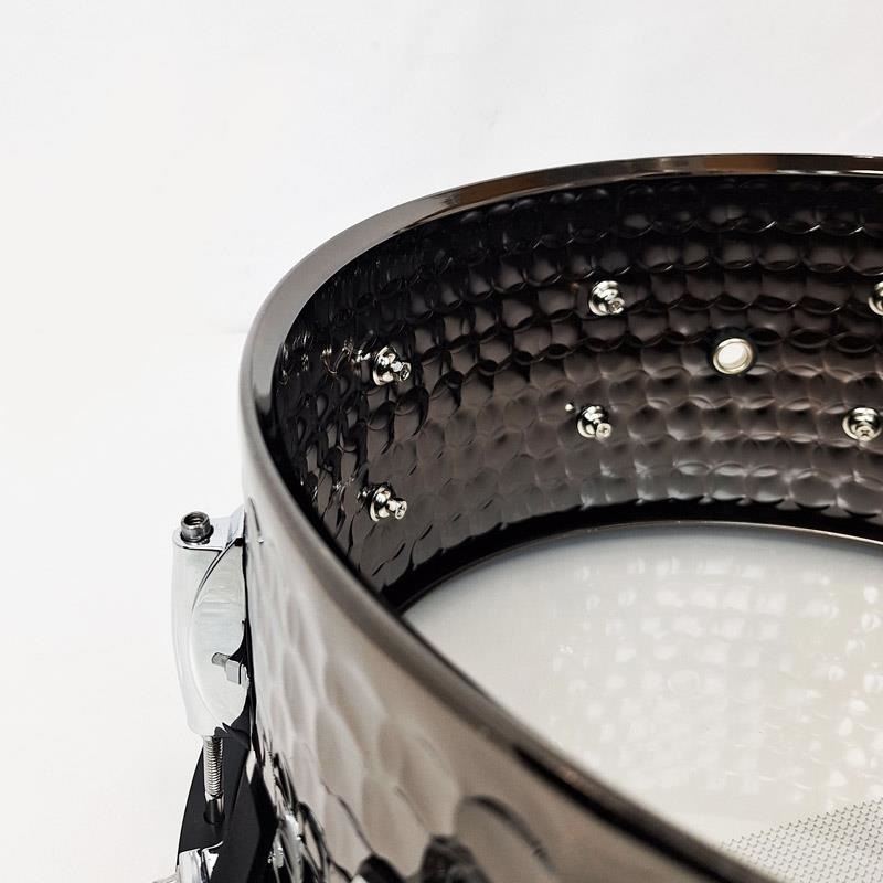 GRETSCH S1-6514WH-BSH [Full Range Snare Drum / Hammerd Black Steel w/ Black Wood Hoop 14×6.5]【店頭展示特価品】 画像9