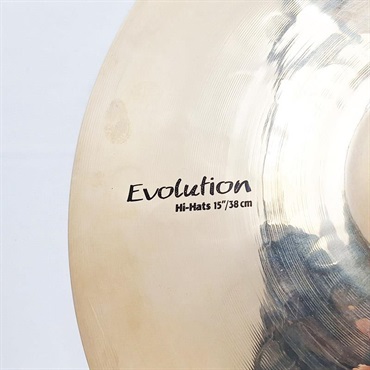SABIAN HHX Evolution Hats 15 [HHX-15TEV-B/BEVH-B][Top:1022g/Bottom:1554g]【店頭展示特価品】 画像2