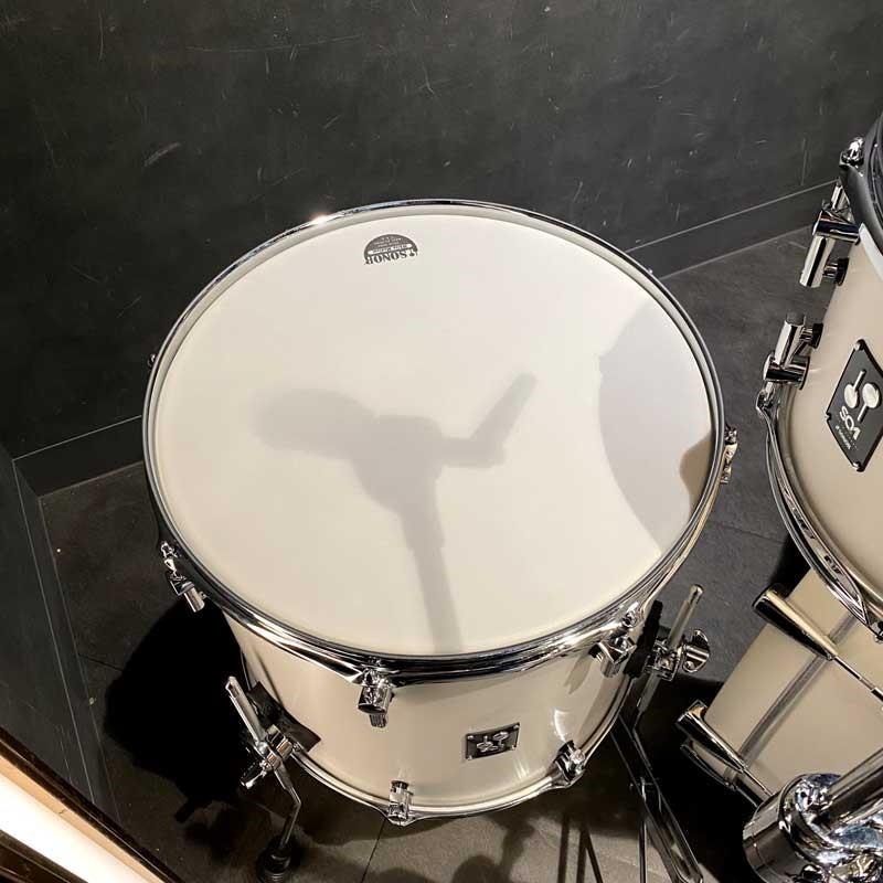 SONOR 【SONOR Winterキャンペーン対象品】（～2026/1/31）SQ1 Series 4pc Drum kit -Satin Pure White-[BD22，TT10，TT12，FT16] 画像3