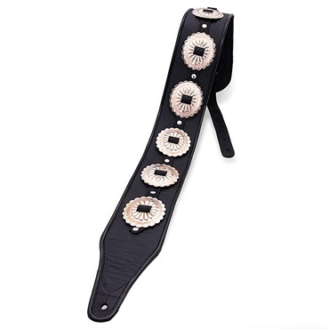 Jodi Head Straps Big Concho / Black （ビッグ・コンチョ レザーストラップ） 画像1