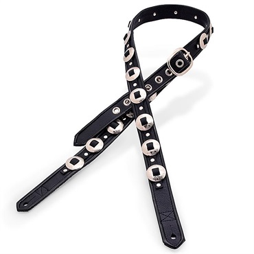 Jodi Head Straps M-Star Concho / Black & Black （エム・スター・コンチョ レザーストラップ） 画像1