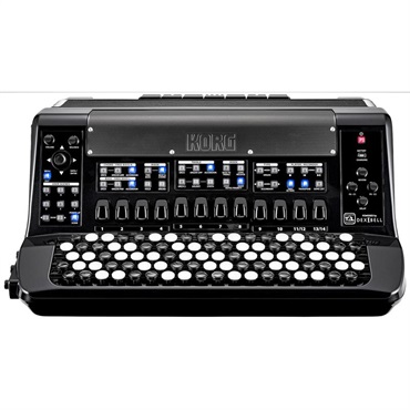 KORG FISA SUPREMA C BUTTON MATTE BLACK ボタン式 電子アコーディオン (FSUP-B MBK) 中型 92ボタン 120ベース AERO DIGITAL INSTRUMENT コルグ フィサ スプレマ クロマチック 画像2