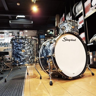 Slingerland Radio King 3pc Outfit [22BD，13TT，16FT/Black Diamond Pearl] 画像1
