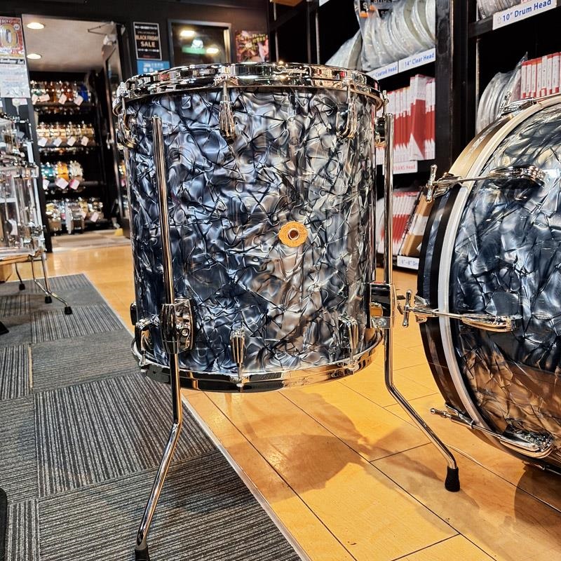 Slingerland Radio King 3pc Outfit [22BD，13TT，16FT/Black Diamond Pearl] 画像4