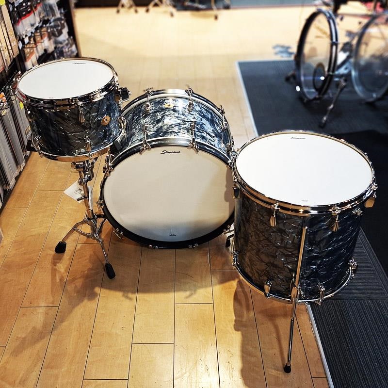 Slingerland Radio King 3pc Outfit [22BD，13TT，16FT/Black Diamond Pearl] 画像8