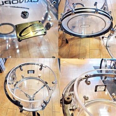 CANOPUS USED 中古 Acrylic Drum [22BD，12TT，14FT，16FT/Protection Racketケース一式付属] 画像8
