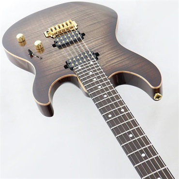 BLACK SMOKER FUTURA-S HH AAAA Flame Maple Top (Dark Brown Burst/Matching Head) 画像4