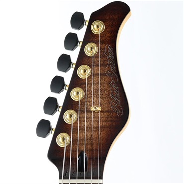 BLACK SMOKER FUTURA-S HH AAAA Flame Maple Top (Dark Brown Burst/Matching Head) 画像9