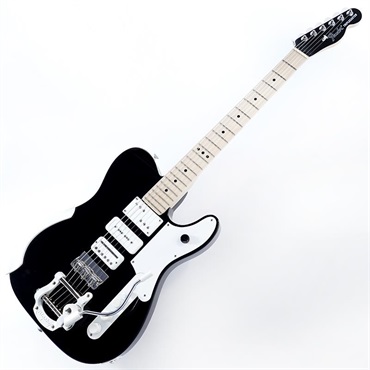 Fender USA Limited Edition Jack White Triplecaster Telecaster (Black/Maple) 画像1