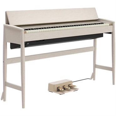 Roland きよら KIYOLA KF-20-KS (シアーホワイト)【汎用ピアノマット・キーカバーセット】 ローランド カリモク家具 画像1